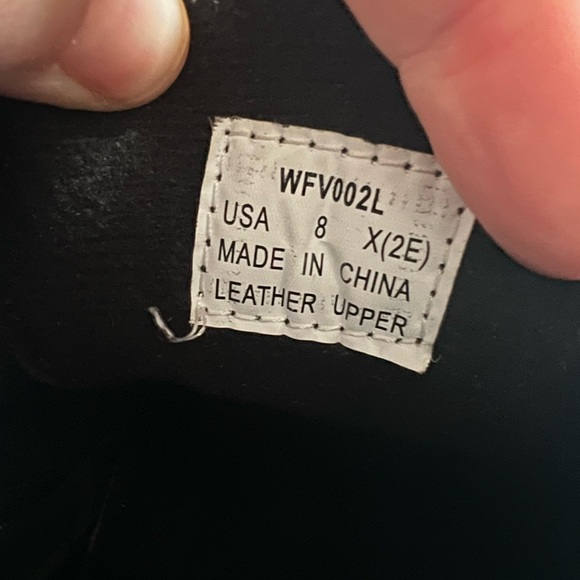 Propet Womens Boots Delaney Black Ankle Boot Size 8 X (2E) Wide Lace Up Leather - Picture 6 of 6